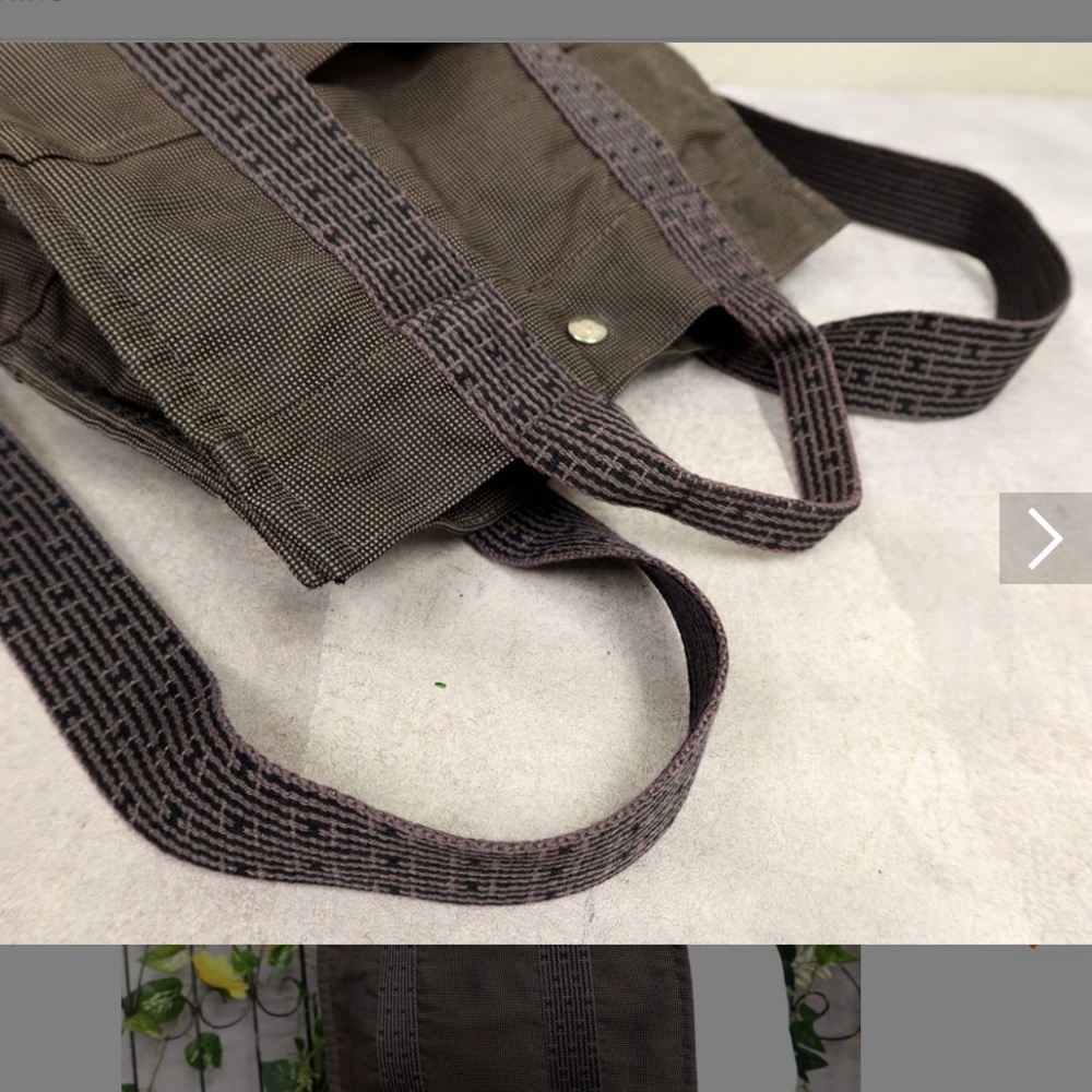Hermes Herline Tote in Dark Gray - Picture 8 of 11
